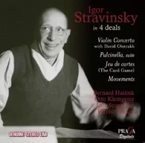 Image of Igor Stravinsky in 4 Deals by Igor Stravinsky CD Album