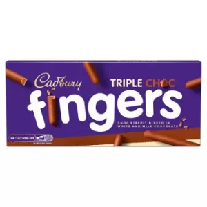 Image of Cadbury Triple Choc Fingers Box (110g)