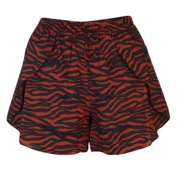 Image of Biba Tiger Beaded Shorts - Tobacco