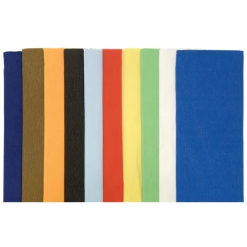 Image of Rapid Assorted Crepe Folds (50cmx2m) - Pack of 10