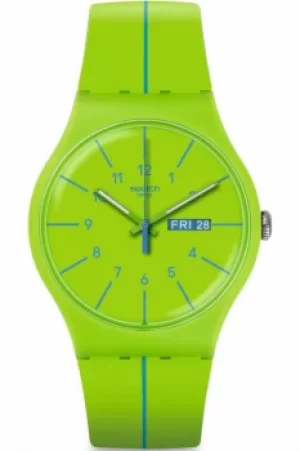Image of Unisex Swatch Verde Azul Watch SUOG707