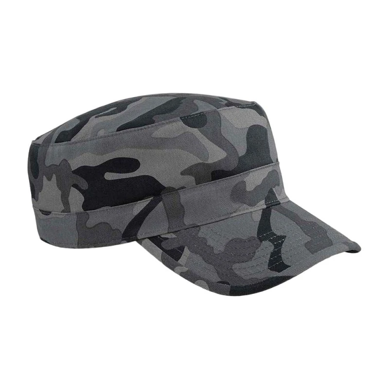 Image of Beechfield Womens Camo Army Cap in Dark Grey Dark Grey Female One Size