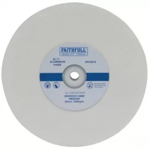 Image of Faithfull FAIGW20025WG General Purpose Grinding Wheel 200 x 25mm W...