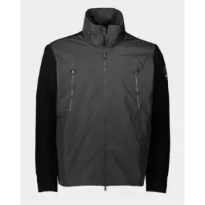 Image of PAUL AND SHARK Hybrid Knit Jacket - Black