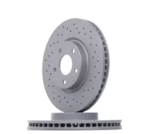Image of ZIMMERMANN Brake disc FORD 250.1375.52 2017128,2037502,5202199 Brake rotor,Brake discs,Brake rotors 5322975,DG9C1125A4B,DG9C1125AC,DG9C1125AD