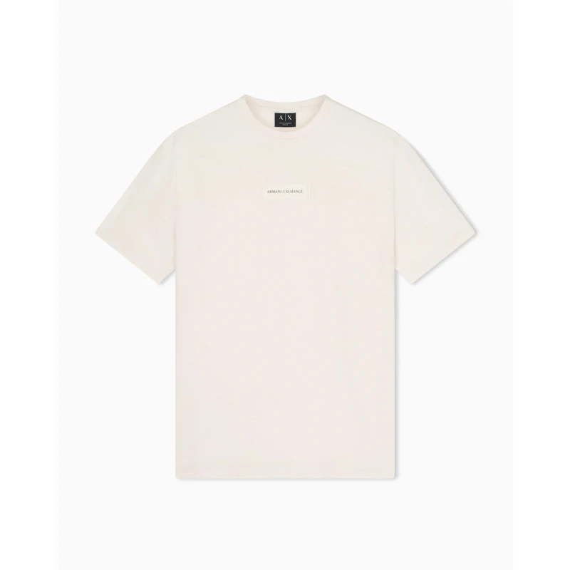 Image of Armani Exchange Mens T-Shirt Cream male L