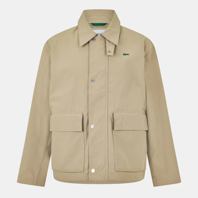 Image of Lacoste Mens Weather Resistant Parka Lion male 52 (M/L)