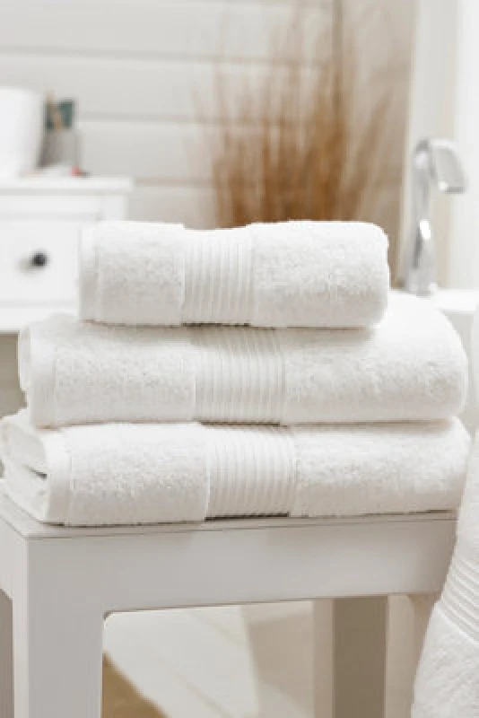 Image of Deyongs Bliss Pima Supersoft Fluffy Cotton 650gsm Towels White