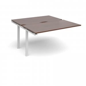 Image of Adapt II Sliding top Add On Units 1400mm x 1600mm - White Frame Beech