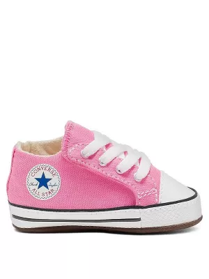 Image of Converse Babies' Chuck Taylor All Star Cribster Soft Trainers - Pink - UK 3 Baby