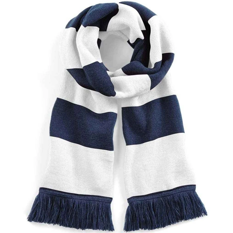 Image of Beechfield Mens Stadium Scarf in Mid Navy Mid Navy Male One Size