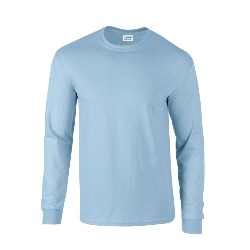 Image of Premier Premier Men Ginmill Checked Long-Sleeved Shirt in Light Blue Size: Small Light Blue S Male 5063470400973