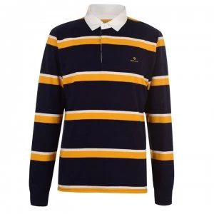 Image of Gant Rugger Polo Shirt - Navy 433