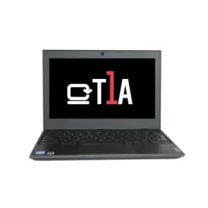 Image of T1A Lenovo 100e Chromebook 2nd Gen Refurbished N4020 29.5cm (11.6") HD Intel Celeron N 4GB LPDDR4-SDRAM 32GB eMMC WiFi 5 (802.11ac) Chrome OS Black