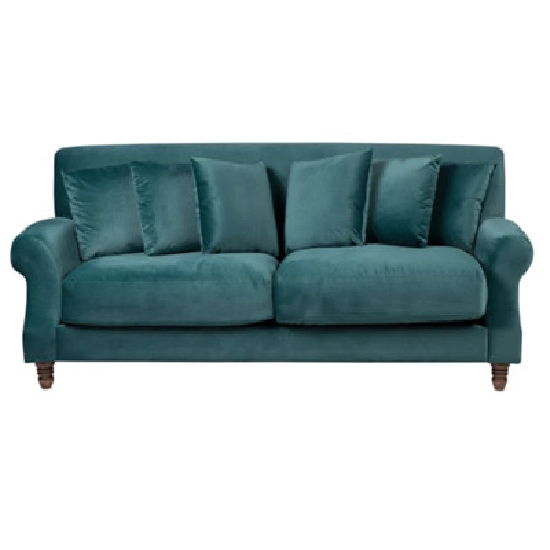 Image of Beliani Sofa 2 Seater Eike Velvet Teal