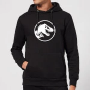 Image of Jurassic Park Circle Logo Hoodie - Black - XL