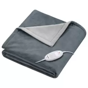 Image of Beurer Cosy Heated Throw 180X130cm - Classic Grey
