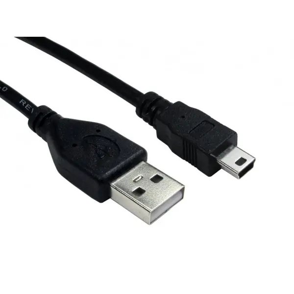 Image of Cables Direct 0.5m USB 2.0 Type A to Mini B Cable