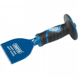 Image of Draper Brick Bolster Chisel and Grip Hand Guard 100mm