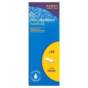 Image of Superdrug Ultra Non Applicator Tampon X16