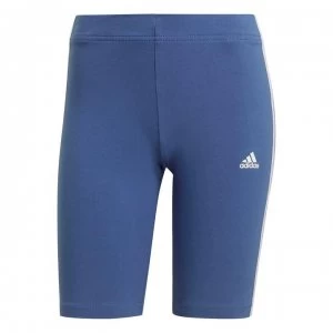 Image of adidas Essential 3S Shorts Womens - Crew Blue