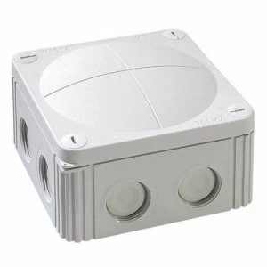 Image of Wiska Combi 607/5 40A Grey IP66 Weatherproof Junction Adaptable Box Enclosure With 5 Way Connector