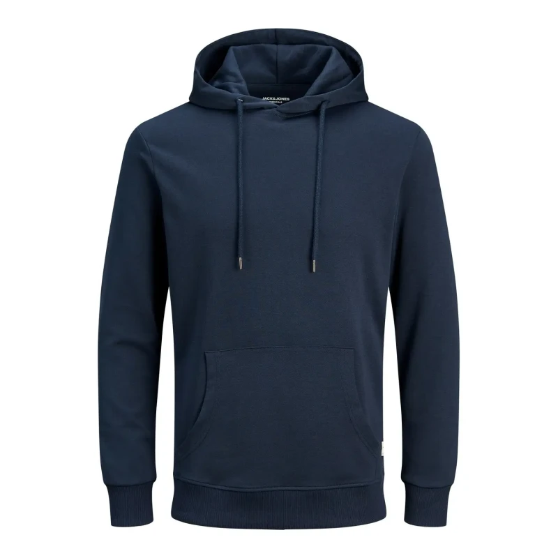 Image of Jack and Jones Basic Hoodie - Blue Blue M