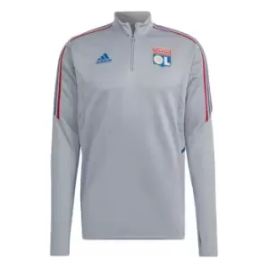 Image of adidas Olympique Lyonnais Tiro 21 Training Top Mens - Grey