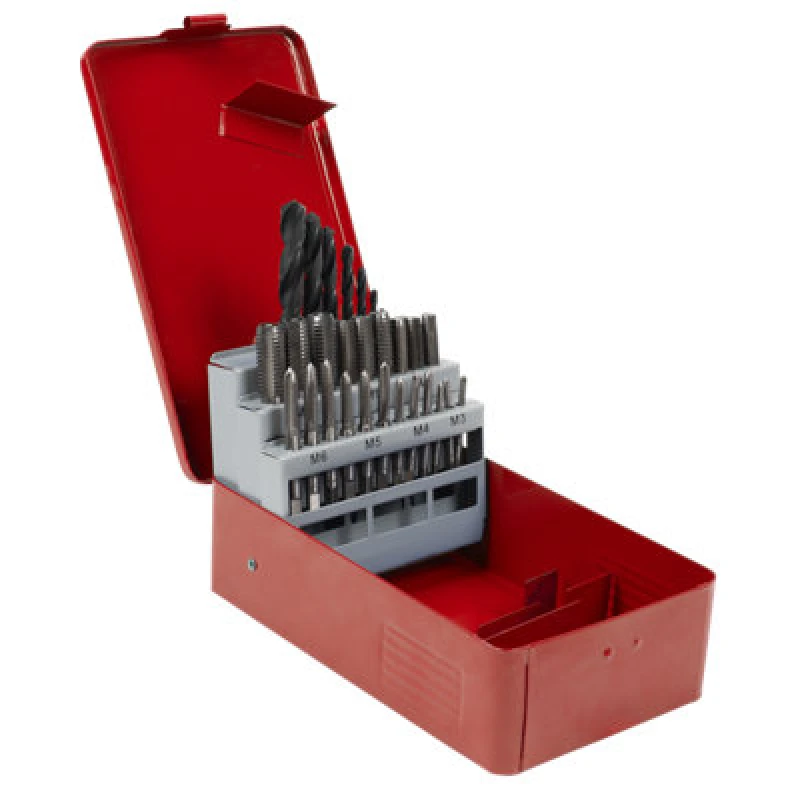 Image of Sealey 28 Piece Tap and Drill Bit Set Metric AK3023