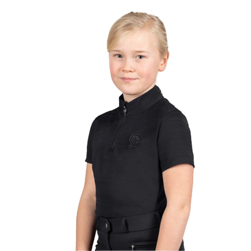 Image of Coldstream Next Generation Hamilton Sparkle Sports Top in Black Size: 11-12 Years Black Unisex 11-12 Years