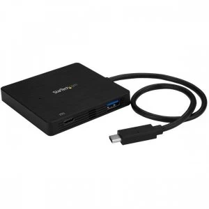 Image of StarTech 3-Port USB-C Hub with Power Delivery USB-C to 3x USB-A USB 3.0 Hub