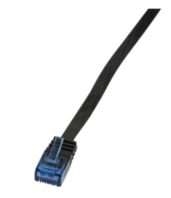 Image of LogiLink CP0134B networking cable Black 1m Cat5e U/UTP (UTP)