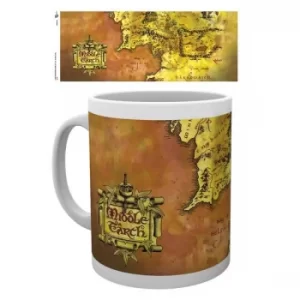 Image of Lord Of The Rings Map Mug