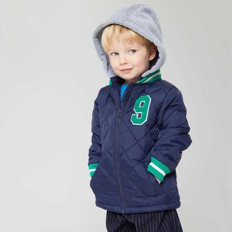 Image of Firetrap Hdy Qlt Jkt - Blue Blue One Size