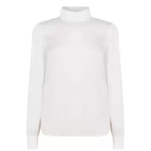 Image of Boss Idriz Silk Blouse - White