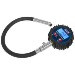Image of Sealey TST002 Digital Tyre Pressure Gauge with Push-On Connector