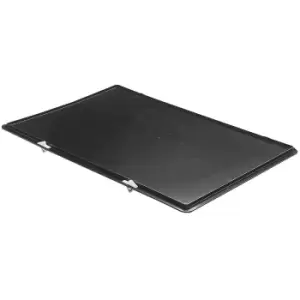 Image of Locking lid, for LxW 600 x 400 mm, black, pack of 5