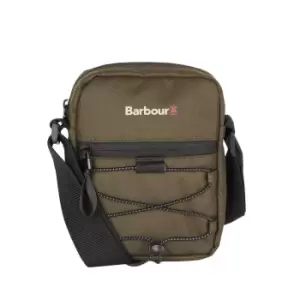 Image of Barbour Arwin Canvas Crossbody Bag Olive/Black