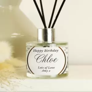 Image of Personalised Opulent Reed Diffuser White