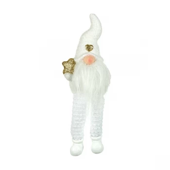 Image of White Gonk With Stretchy Legs