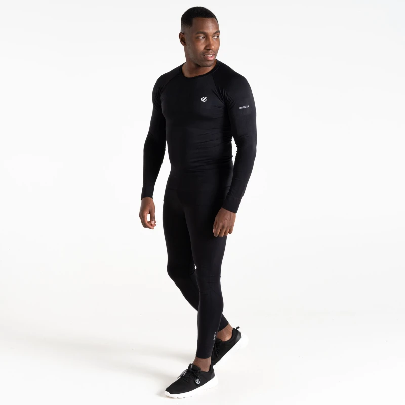 Image of Dare 2b Dare 2b Men In The Zone II Ski Base Layer Set in Jet Black Size: Medium Jet Black M Male 5063019856780