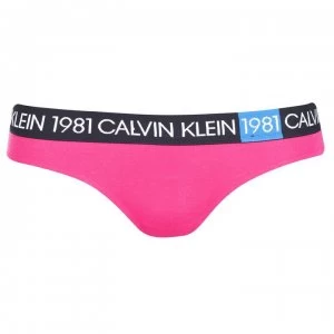 Image of Calvin Klein 1981 Bold Thong - Quiver 8ZK