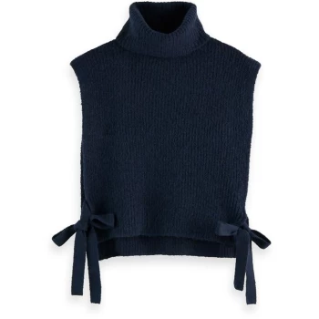 Image of Scotch and Soda Knit Tie Jumper - Night