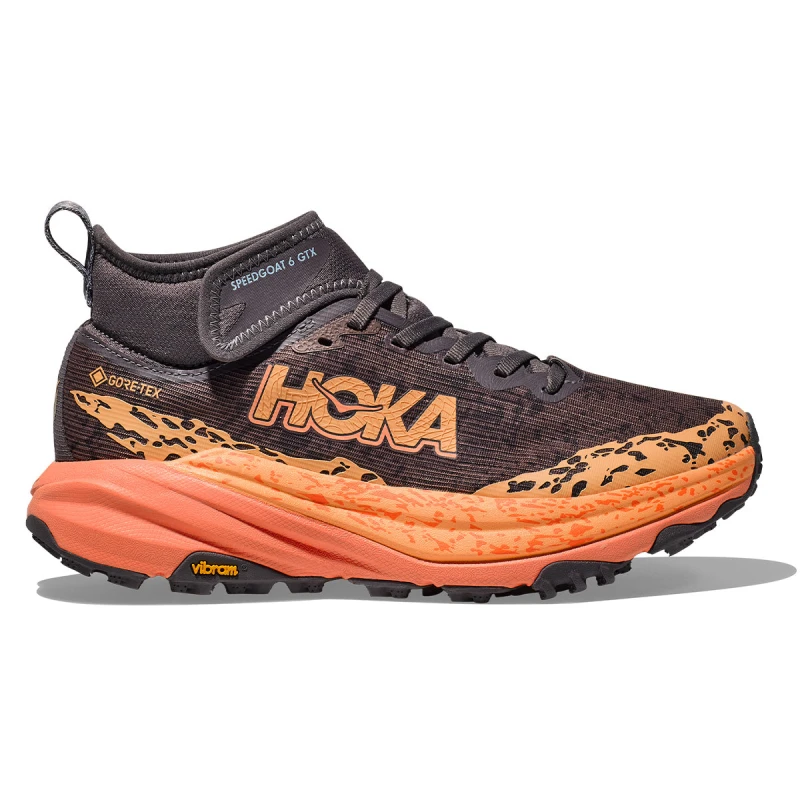 Image of HOKA Hoka Speedgoat 6 Mid Gore-tex Womens Galaxy / Guava - Pink / Standard / 6