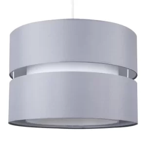Image of Sophia Pendant Shade in White and Grey