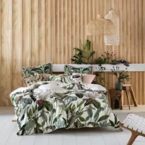 Image of Linen House Wonderplant Double Duvet Cover Set Cotton Multi