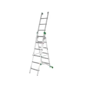 Image of 2.0M Industrial Aluminium Combination Ladder
