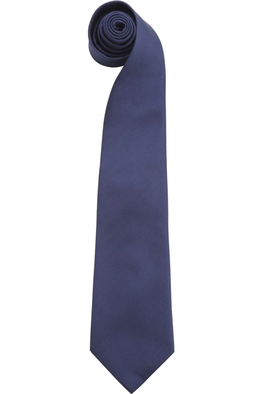 Image of Premier Premier Men “ColoursPlain Fashion Business Tie in Navy Navy One Size Male 5055805451767