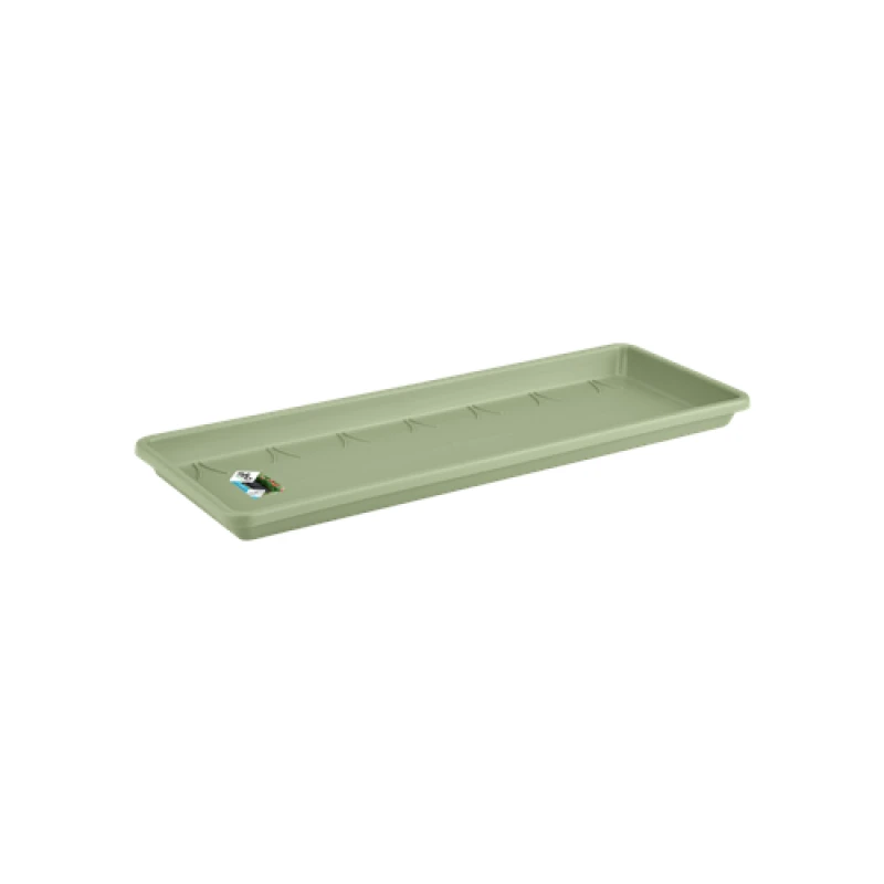 Image of Elho Barcelona Trough Saucer 50cm - Pistachio Green