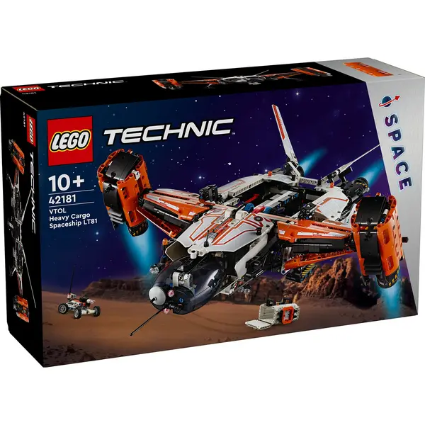Image of LEGO Technic VTOL Heavy Cargo Spaceship LT81, Space Plane Set 42181 Toys - Lego